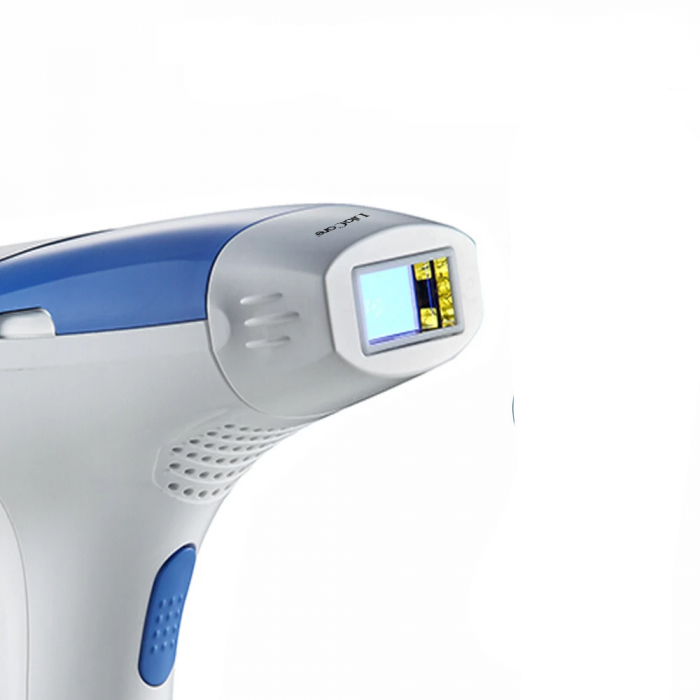 Epilator IPL cu maner, Lila Care, 500.000 pulsatii, display LCD, 5 trepte de intensitate, Albastru [2]