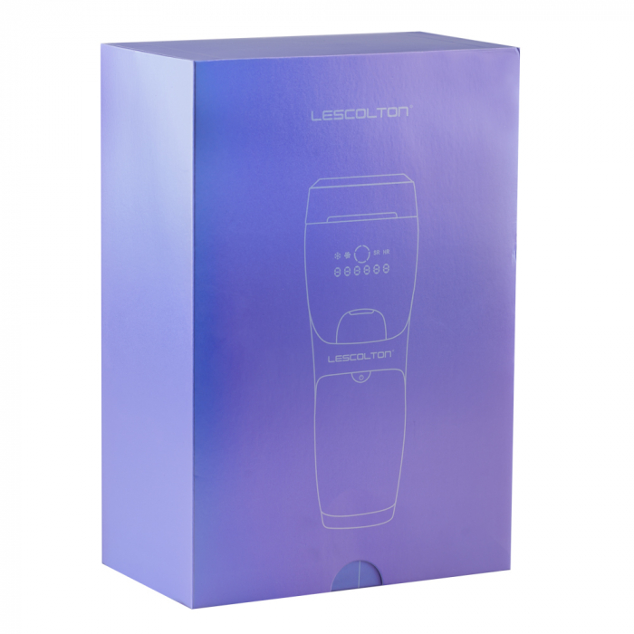 Epilator IPL Lescolton cu lentile de safir, epilare definitiva, 400.000 pulsatii, 5 trepte de putere, alb [7]
