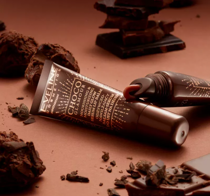 Balsam ser pentru buze Eveline Choco Glamour 12ml [2]