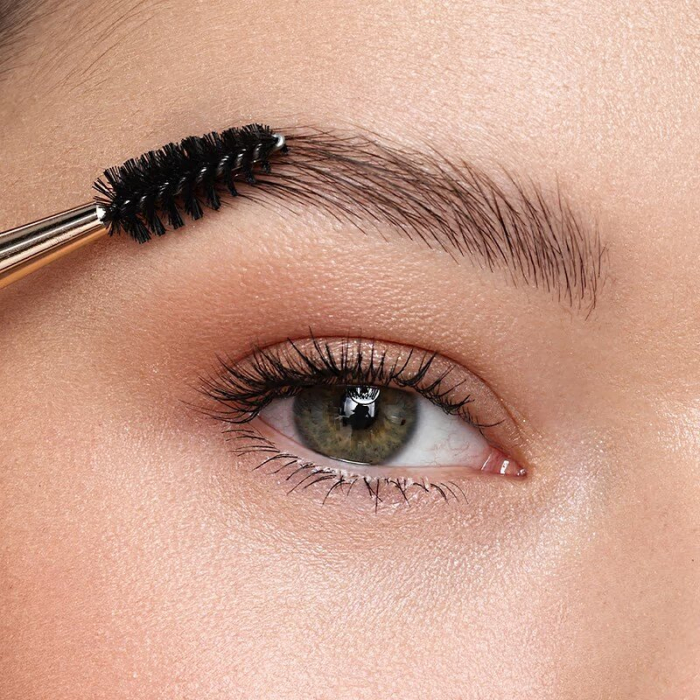 Pensula sprancene & eyeliner EVELINE COSMETICS Brow&Eyeliner E05 [4]