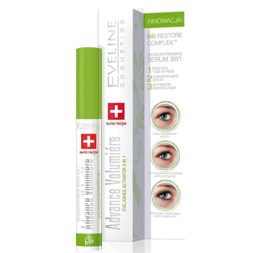 Ser pentru gene EVELINE COSMETICS Advance Volumiere 3in1 10ml [1]