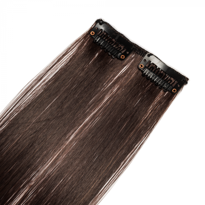 Extensie clip-on cu 3 clipsuri, saten, 60 cm [2]