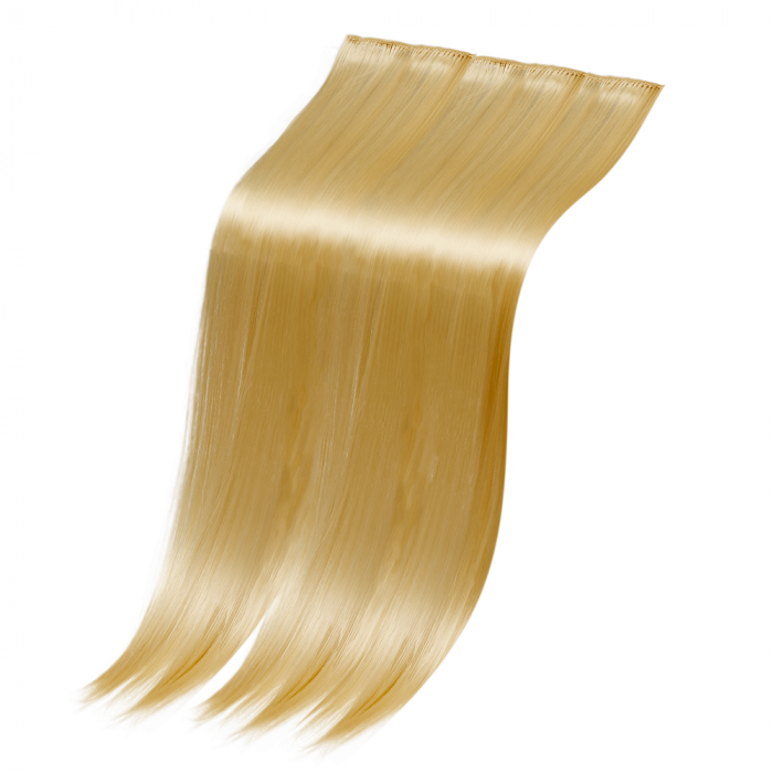 Extensie clip-on cu 5 clipsuri, blond, 60 cm [1]