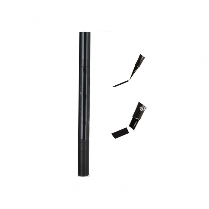 Eyeliner Double, Magic Studio, cu un varf ingust, de precizie, si un varf lat, pentru efect dramatic [2]
