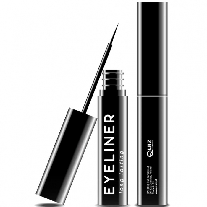 Eyeliner lichid negru Quiz Cosmetics [2]