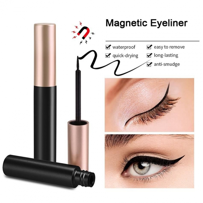 Eyeliner negru pentru fixarea genelor false magnetice [4]