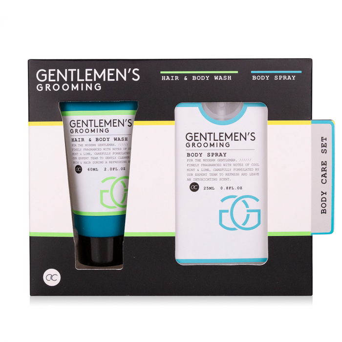 Set cadou barbati, gel de dus, spray corp, GENTLEMEN'S GROOMING [2]