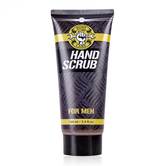 Set cadou barbati, scrub, 100ml hand scrub BATH BODY TOOLS for dirty hands, fragrance: Musk, col.: black/yellow/grey, PU 16 in display / 64 in carton, set cadou craciun [1]