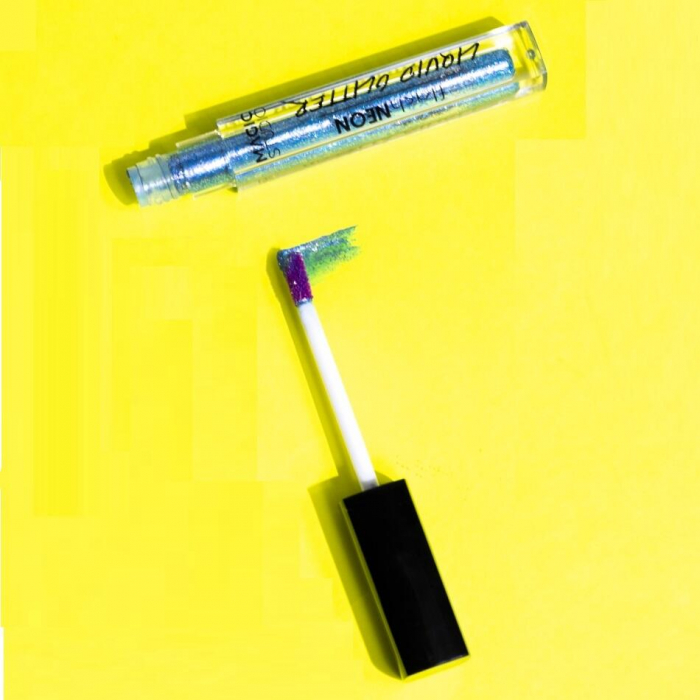 Fard de pleoape Neon Liquid Glitter Magic Studio 32009, 5 ml, albastru [2]
