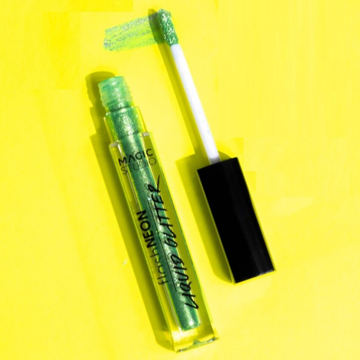 Fard de pleoape Neon Liquid Glitter Magic Studio 32009, 5 ml, verde [2]