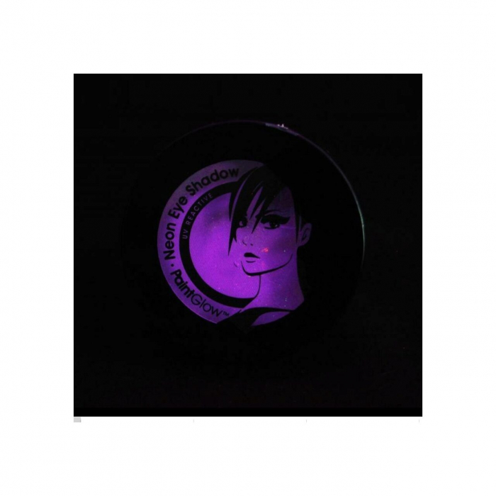 Fard de pleoape Paint Glow, reactiv UV, mov violet [3]