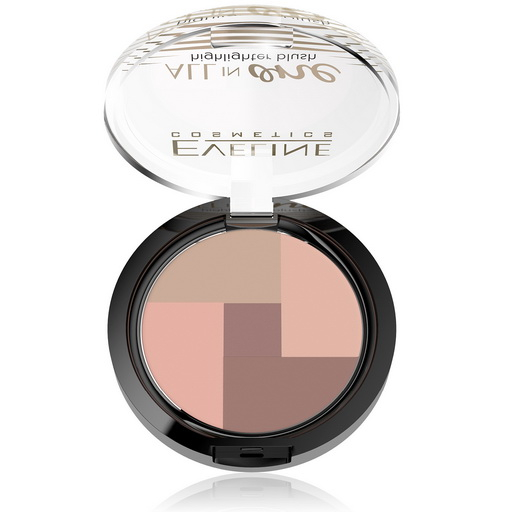 Fard iluminator si blush EVELINE COSMETICS Mozaic All In One [2]