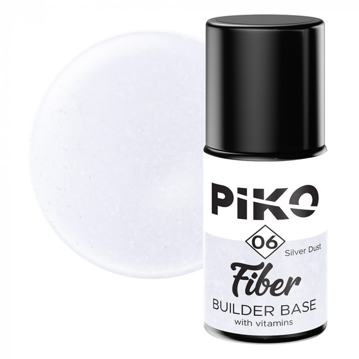 Fiber builder base cu Vitamine, Piko, 7 ml, Silver Dust [1]