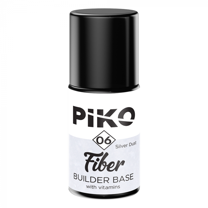 Fiber builder base cu Vitamine, Piko, 7 ml, Silver Dust [2]