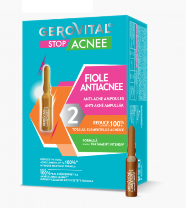 Fiole AntiAcnee GEROVITAL Stop Acnee 10x2ml [1]