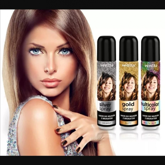 Fixativ cu sclipici Venita, Multicolor, 75ml [2]