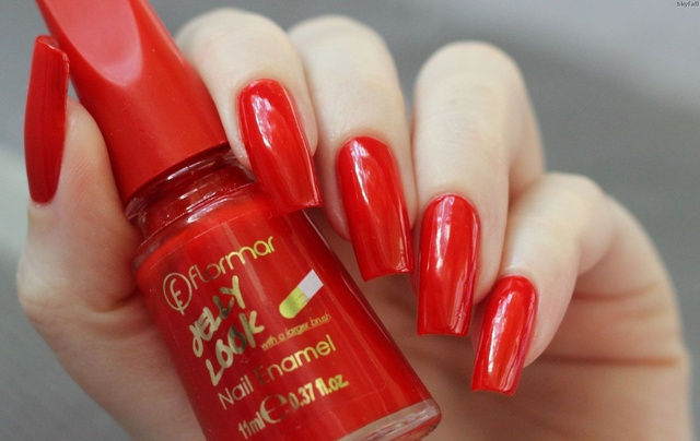 Flormar Oja Jelly Look 04 Scarlet [3]