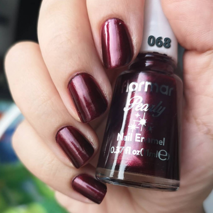 Flormar Oja Pearly 068 Velvet Bordeaux [3]