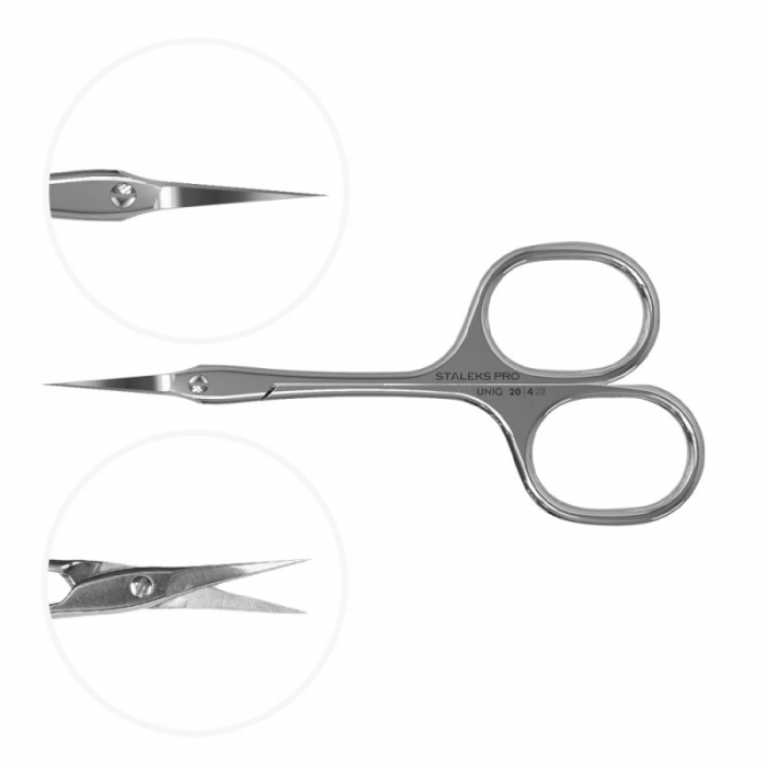 Foarfeca cuticule Staleks Pro UNIQ Asimetrice SQ-20/4 [1]