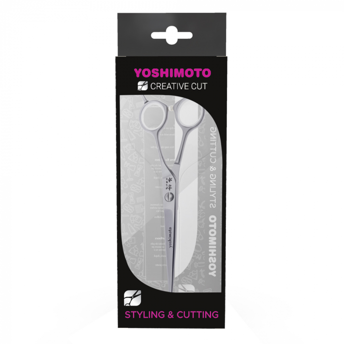 Foarfeca pentru tuns, Yoshimoto, Creative Cut, 6 inch, argintie [4]