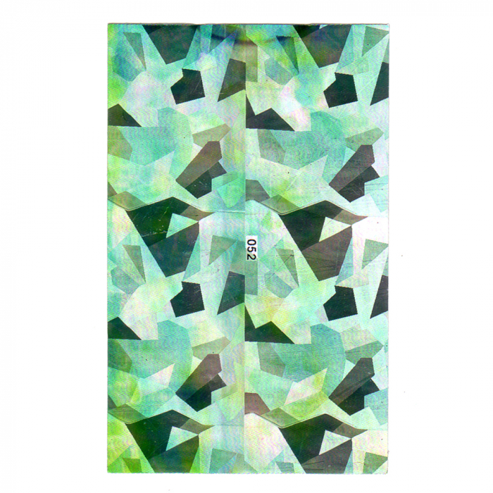 Folie decor unghii, Lila Rossa, cu adeziv, holografica, 052 [3]