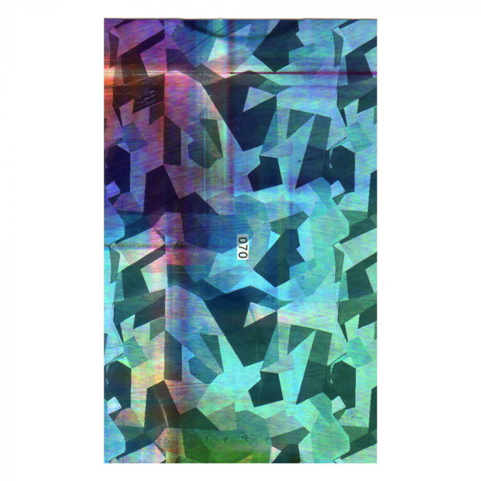 Folie decor unghii, Lila Rossa, cu adeziv, holografica, 070 [3]