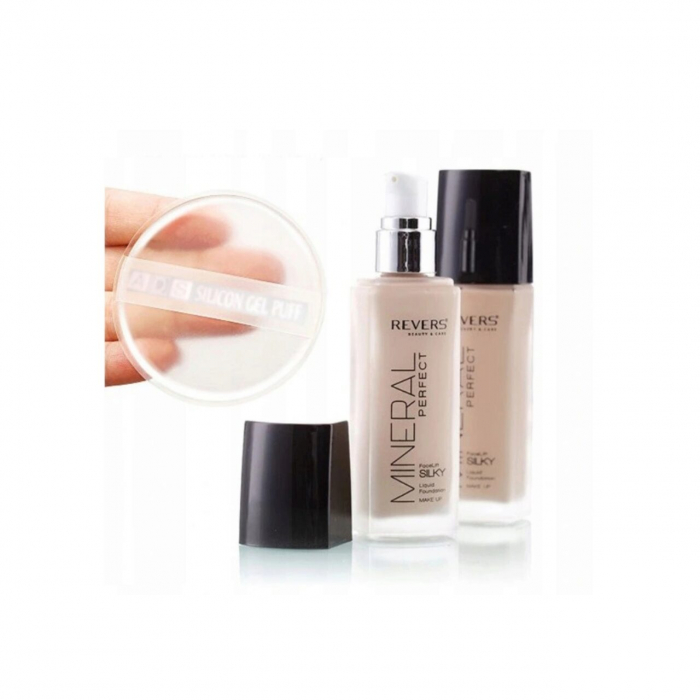 Fond de ten fluid cu pompita, Mineral Perfect, Revers, 40ml, nr 23, bej [2]