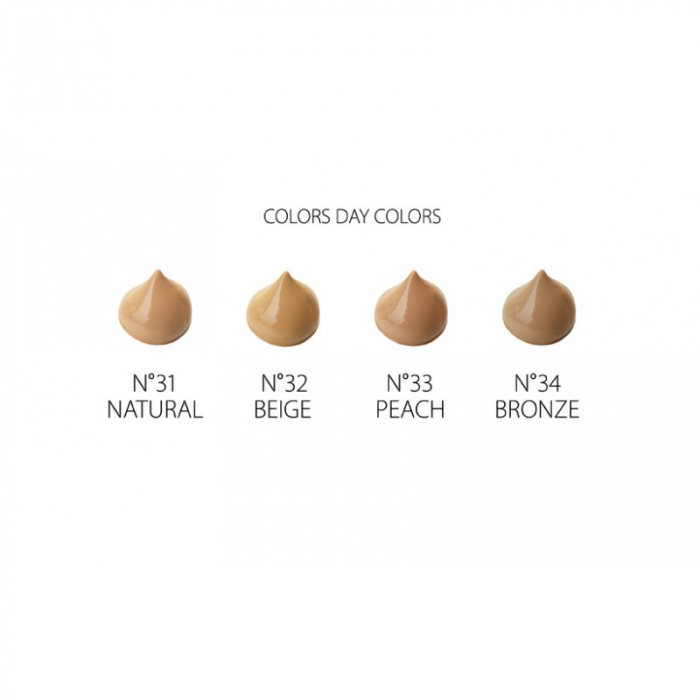 Fond de ten hidratant, acoperire medie, Colors Day, Revers, 50ml, nr 34, bronz [2]