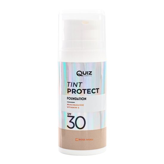 Fond de ten Tint Protect SPF30, Quiz, Nr 01 Rose Ivory, 30ml [1]