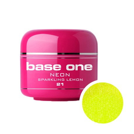Gel color Base One Neon sparkling lemon *21 5 g [1]