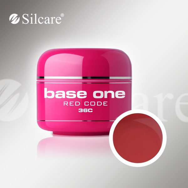 Gel UV color Base One, Red code, 36c, 5 g [1]
