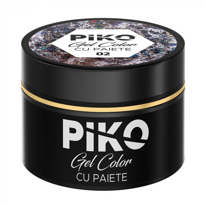 Gel color cu paiete Piko, 5g, 02 [2]