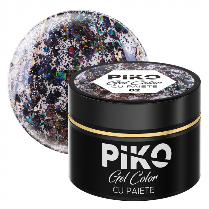 Gel color cu paiete Piko, 5g, 02 [1]