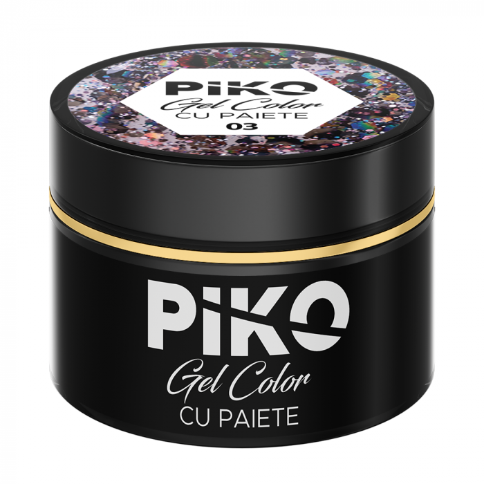 Gel color cu paiete Piko, 5g, 03 [2]