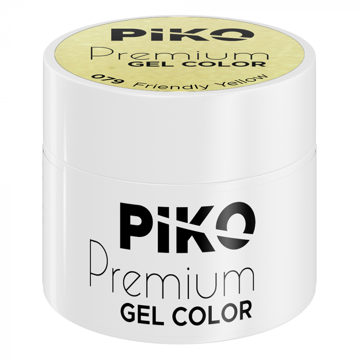 Gel color Piko, Premium, 5g, 079 Friendly Yellow [2]
