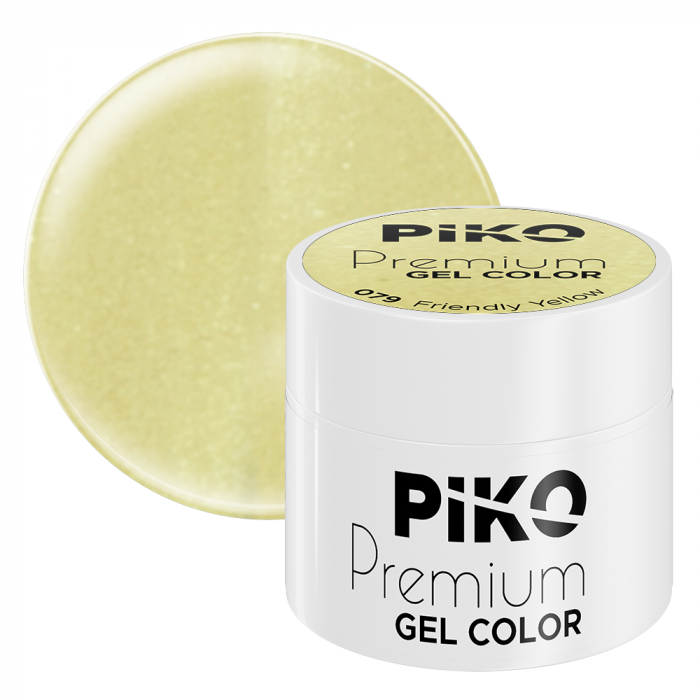 Gel color Piko, Premium, 5g, 079 Friendly Yellow [1]