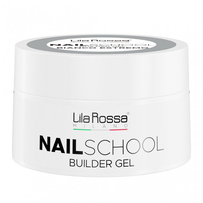Gel constructie Lila Rossa Nailschool, 15 g, bianco estremo [1]