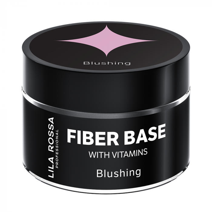 Gel de constructie Lila Rossa Fiber Builder Base cu Vitamine Blushing 15 g [2]