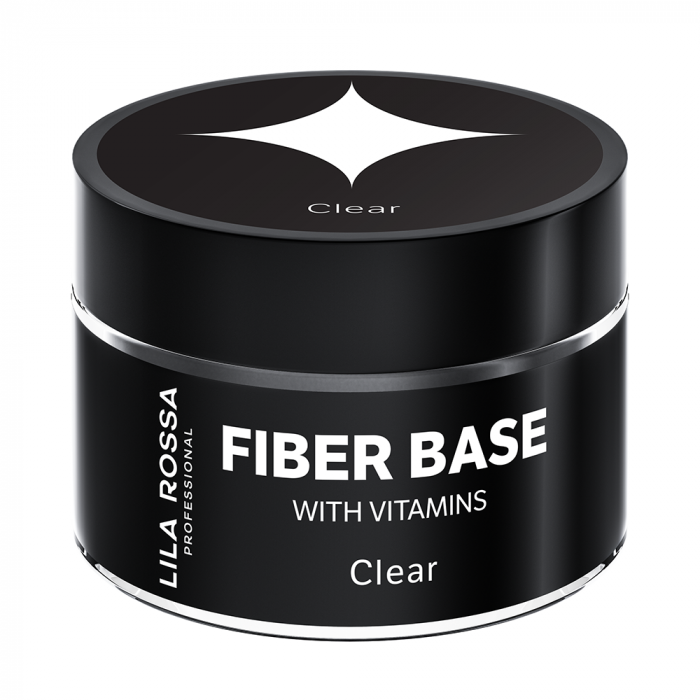Gel de constructie Lila Rossa Fiber Builder Base cu Vitamine Clear 15 g [2]