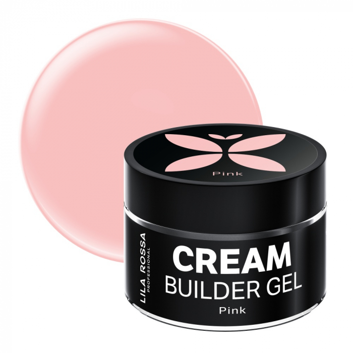 Gel de constructie, Lila Rossa, Cream Builder Gel, Pink , 15 g [2]