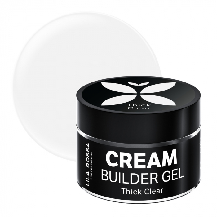 Cream Builder Gel, Lila Rossa, Thick Clear, 50 g [2]