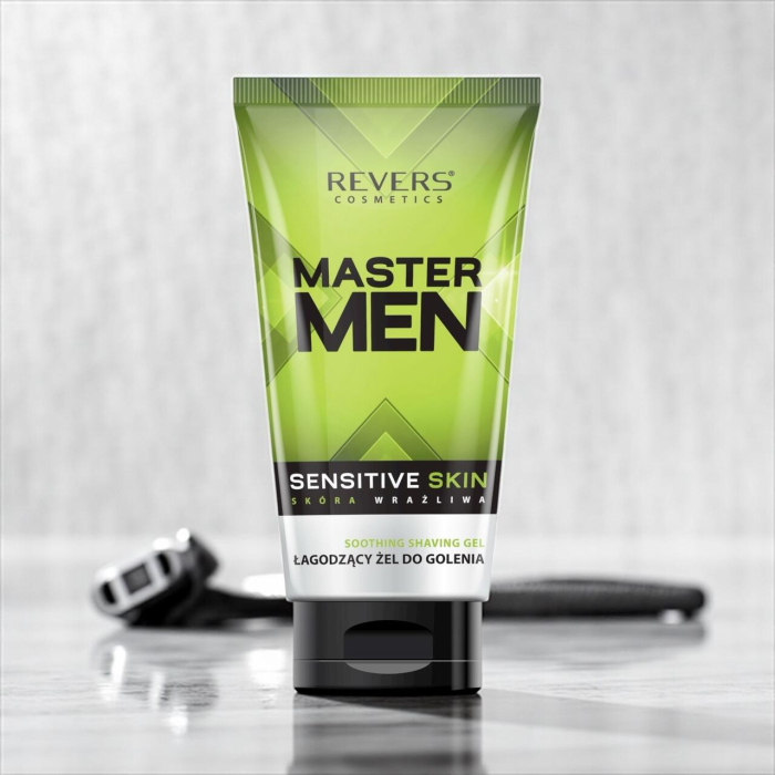 Gel de ras Soothing pentru piele sensibilă, Master Man, Revers, 150 ml [2]