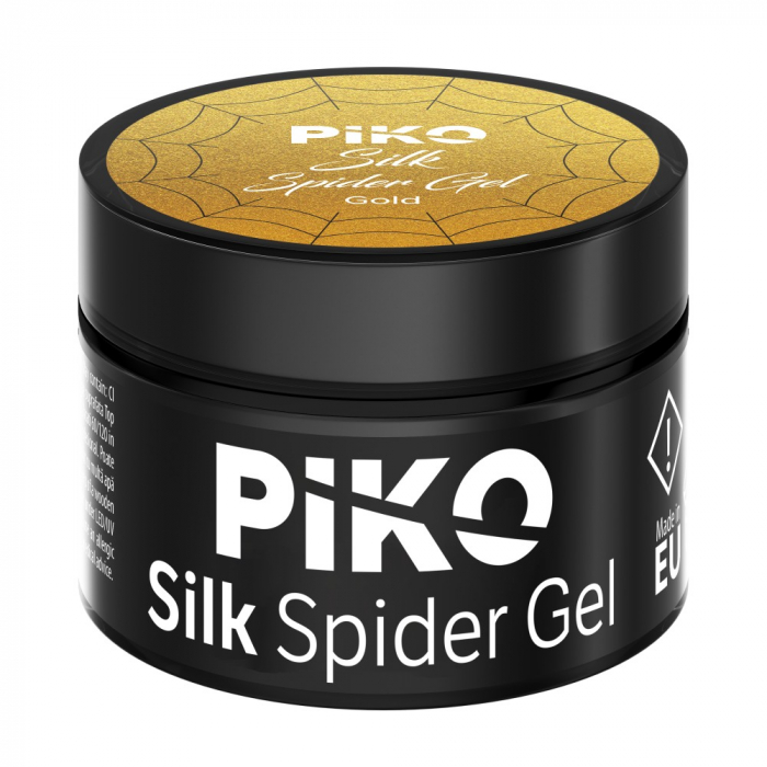 Gel de unghii PIKO spider silk gel Gold [2]