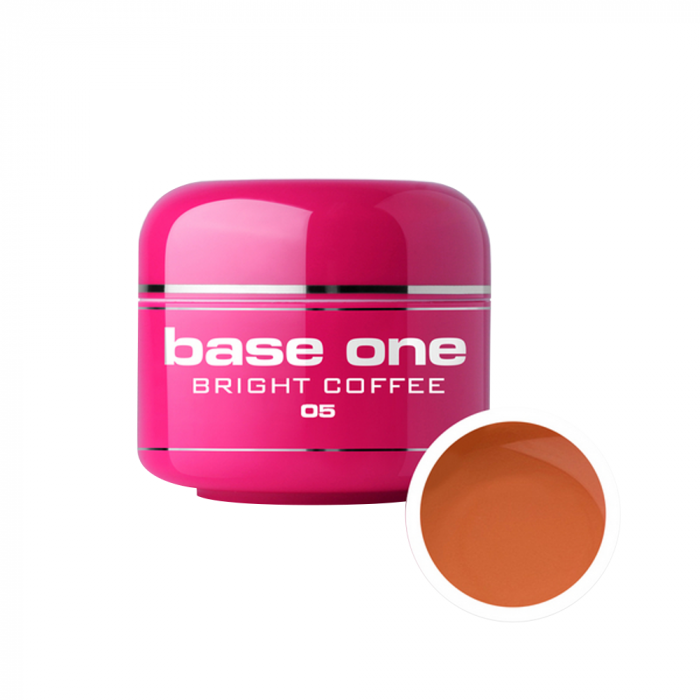 Gel UV color Base One, 5 g, bright coffee 05 [1]