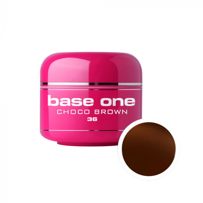 Gel UV color Base One, 5 g, choco brown 36 [1]
