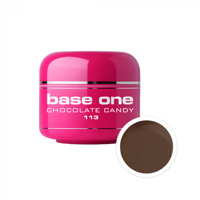 Gel UV color Base One, 5 g, chocolate candy 113 [1]