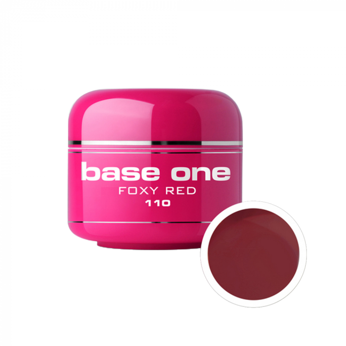 Gel UV color Base One, 5 g, foxy red 110 [1]