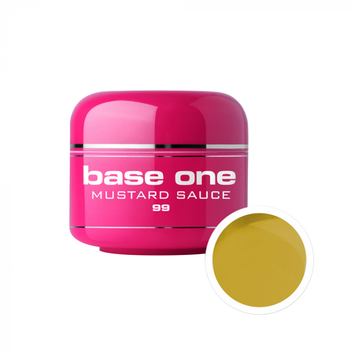 Gel UV color Base One, 5 g, mustard sauce 99 [1]