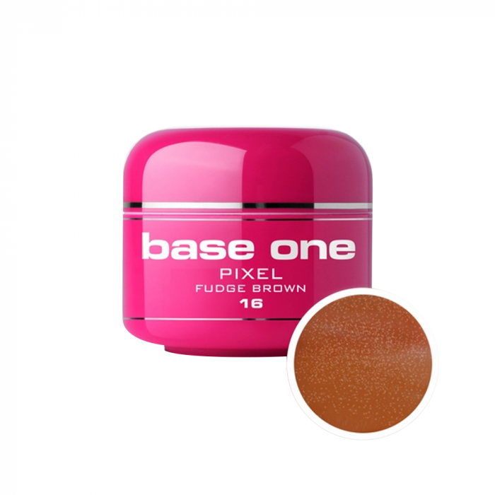 Gel UV color Base One, 5 g, Pixel, fudge brown 16 [1]