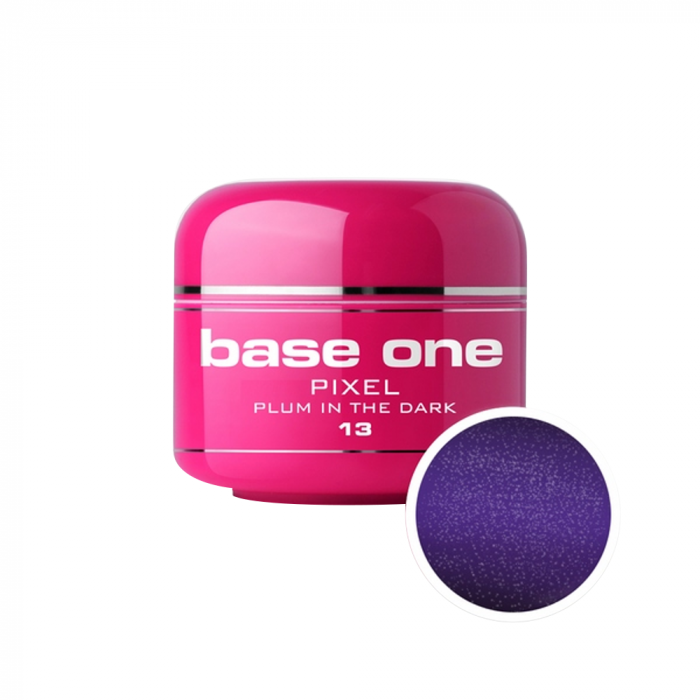 Gel UV color Base One, 5 g, Pixel, plum in the dark 13 [1]